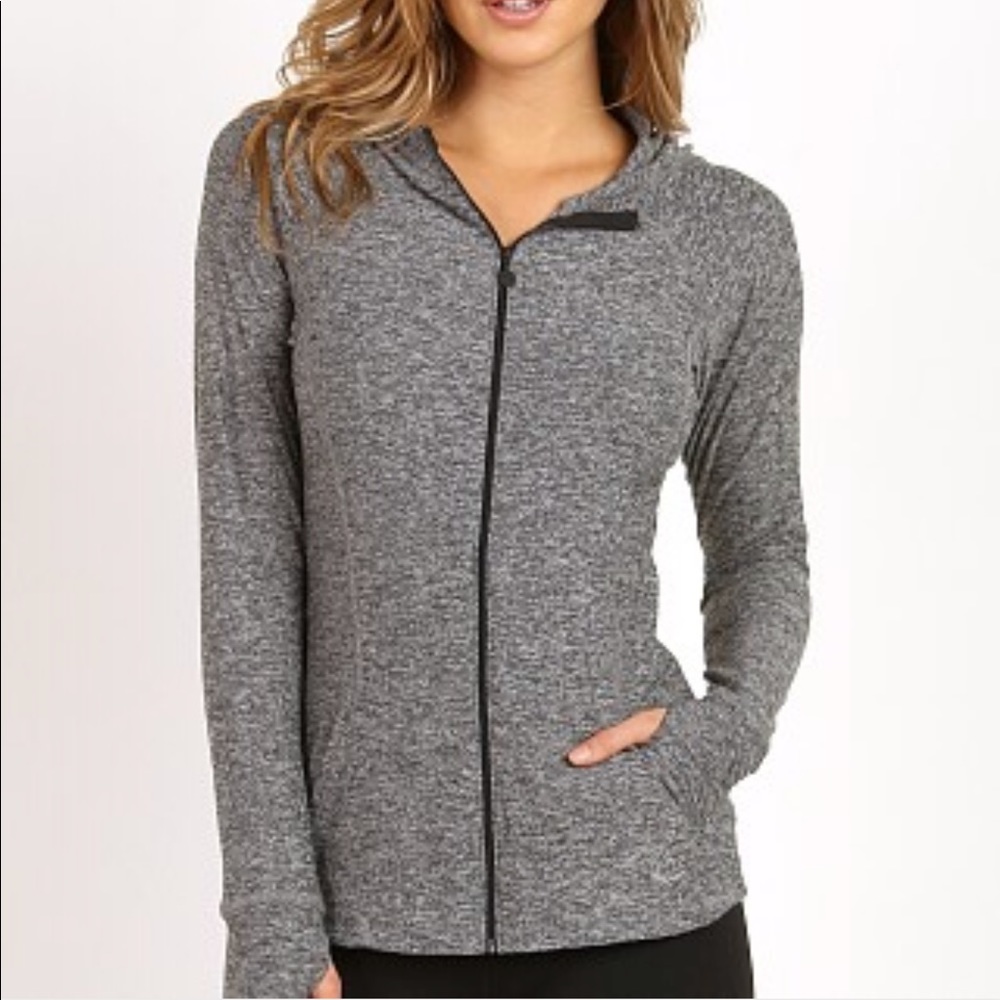 Beyond Yoga Spacedye Pleated Back Jacket Top